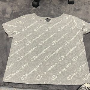 light gray champion short sleeve